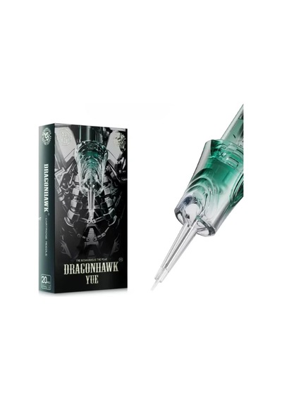 Dragonhawk Yue 0803 Rl 3 Rl 0.25 Mm Round Liner Long Taper Kartuş Dövme İğnesi 20 Adet