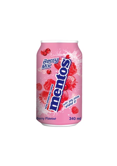 Mentos Non-sparkling Drink Berry Mix 340ml