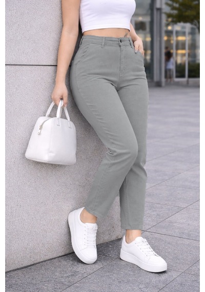 Cedy Denim Mom Fit Jean Büyük Beden Yüksek Bel Carrot Kesim Dar Paça Pileli Esnek Kot Pantolon C600 Taş Rengi Cedy Denim Mom Fit Jean Büyük Beden Yüksek Bel Carrot Kesim Dar Paça Pileli Esnek Kot Pantolon C600 Taş Rengi