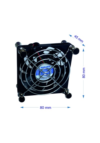 Usb Fan 80x80x45 Ayaklı Telli 2 Adet Laptop, Modem, Tv Soğutucu Dubal Ball Bearing Sessiz 3000 Rpm