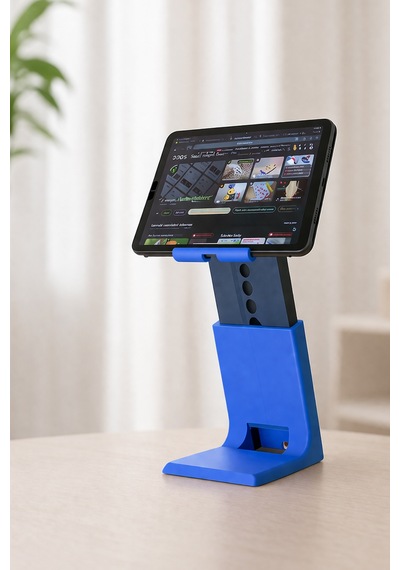 Ayarlanabilir Tablet & Telefon Standı Yükseklik Ayarlı Masaüstü Stand Kaymaz Taban Ergonomik Tutucu