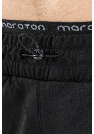 Maraton Sportswear Regular Erkek Dar Paça Basic Siyah Eşofman Altı 22184-siyah Siyah