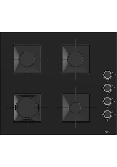 Ferre XE61MDV - SS205 - D086 Inox - Siyah Ankastre Set