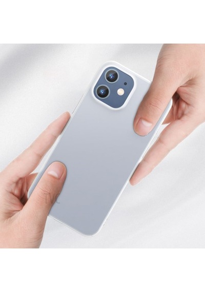 Baseus Apple Uyumlu iPhone 12 Mini 5.4 Comfort Ince Seffaf Kilif Matte Pp Kil 295154688 - Renk / Füme