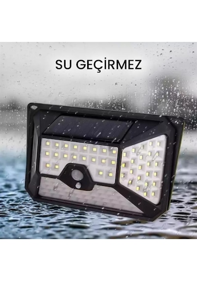 Powermaster Yt-109 Hareket Sensörlü 3 Çalışma Modlu 109 Smd Led Solar Bahçe Duvar Aydınlatma Lambası Diğer