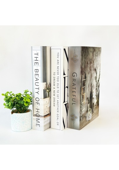 3lü Kitap Görünümlü Dekoratif Saklama Kutusu Seti, Minimalist İskandinav Tarzı Ev Ofis Dekoru Set 6