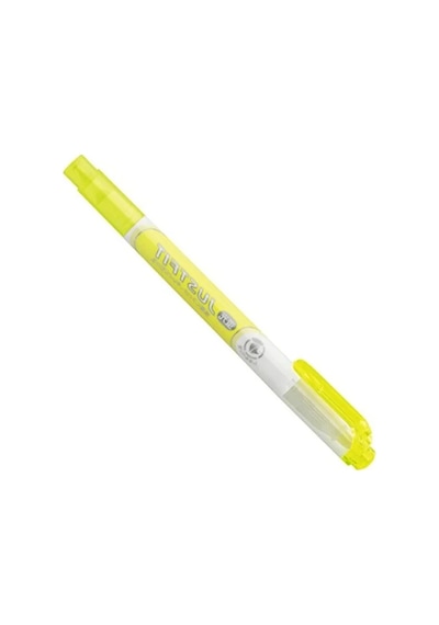 Çift Uçlu Fosforlu Kalem Seti - 5 Farklı Renk 124-Pembe