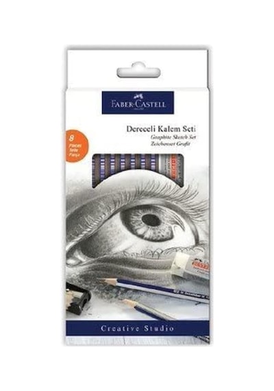 Faber-castell Goldfaber Dereceli Kalem Çizim Seti, Natural Genel
