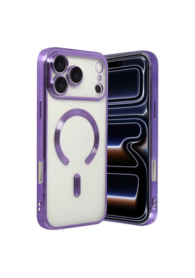 Apple iPhone Uyumlu 17 Pro Max Kross Magneticsafe Kapak - Mor Bzsxx00 1