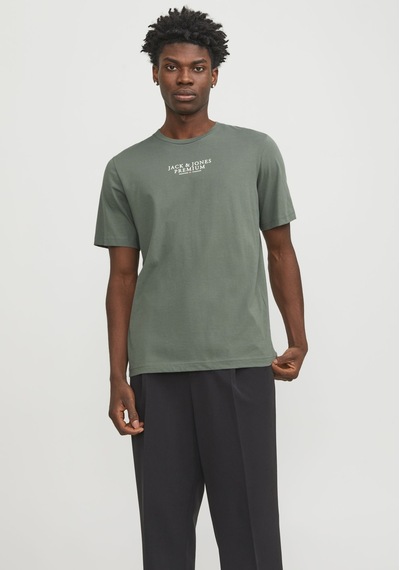Jack & Jones Erkek Bisiklet Yaka Logo Baskili Tisört - Bluarchie 12217167 Laurel Wreath Sarı Jack & Jones Erkek Bisiklet Yaka Logo Baskili Tisört - Bluarchie 12217167 Laurel Wreath Sarı