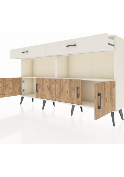 Arges Konsol 2 Raflı 2 Çekmeceli 4 Kapaklı 176x30x99 Aytaşı-çam/a Aytaşı-çam/aytaşı Arges Konsol 2 Raflı 2 Çekmeceli 4 Kapaklı 176x30x99 Aytaşı-çam/a Aytaşı-çam/aytaşı