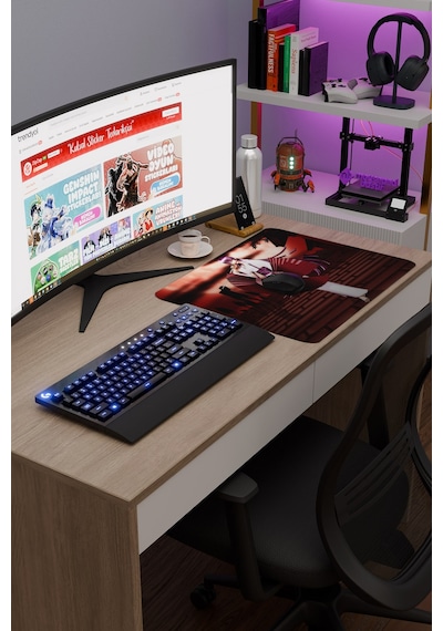 Highschool Of The Dead Anime V5 - 48x40 Xl Gaming Kauçuk Kaymaz Taban Mouse Pad Fare Altlığı