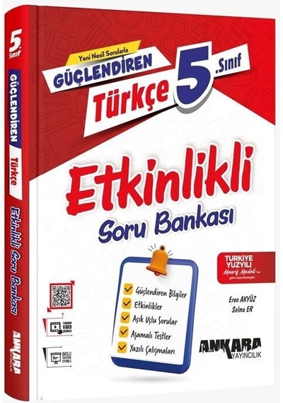 5. Sınıf Türkçe Güçlendiren Etkinlikli Soru Bankası Ankara Yayıncılık
