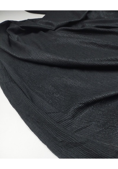 Siyah Üzeri Parlak Sıvamalı Jarse Kumaş En 150 Cm X Boy 270 Cm -9961 10