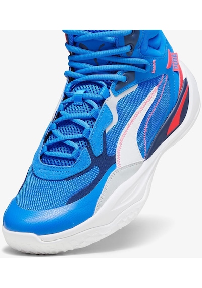 Puma Playmaker Pro Mid Erkek Basketbol Ayakkabı 37790208-saks Saks