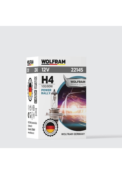 H4 12v 100/90 W Ampul Standart Isık Tırnaklı P43t