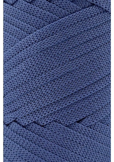 Premium Ribbon Polyester İp 200 Gr Polyester Ribbon Makrome İpi Kot Mavisi