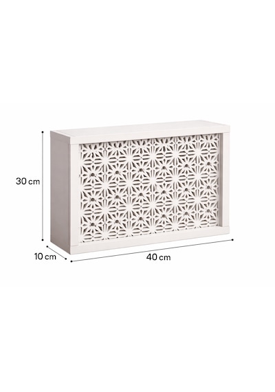 Eylux Modern Dekoratif Duvara Asılabilir Sigorta Ve Modem-wifi Saklama Kutusu 30x40 Cm Derinlik 10cm Beyaz