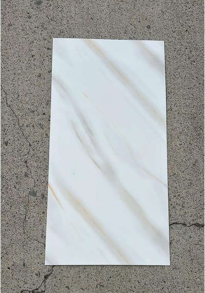 Shiny Beyaz-toprak Mermer Desenli 60x30cm Yapışkanlı Mutfak Banyo Kaplama Duvar Paneli Kağıdı Tx-106 Renkli