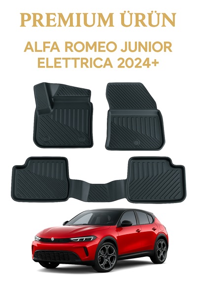 Alfa Romeo Junior Elettrica 2024+ Uyumlu 3d Oto Paspas Premium