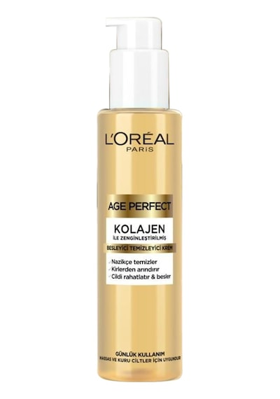L'oréal Paris Age Perfect Kolajen İle Zenginleştirilmiş Besleyici Temizleyici Krem 150 Ml