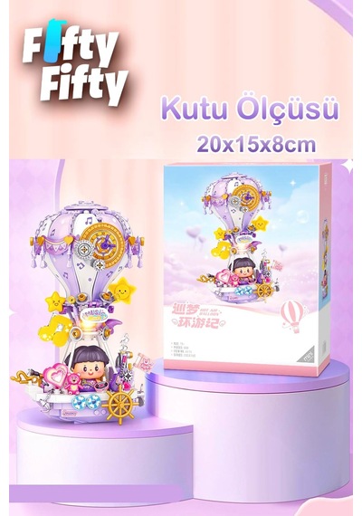 Loz Dekoratif Ve Koleksiyonluk Çiçek Buketi 547 Parça Çiçek Modeli Yapım Seti Fflz-1657