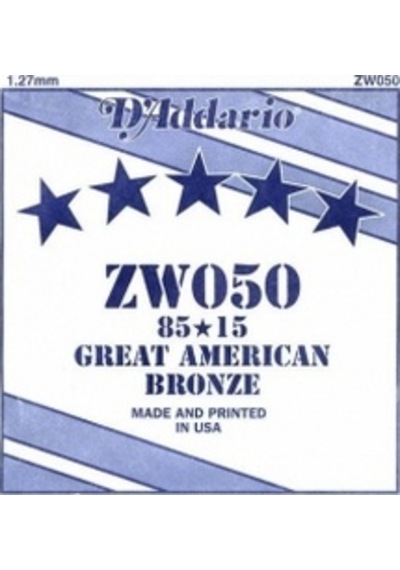 D'addario Zw050 Tek Akustik Gitar Teli 50