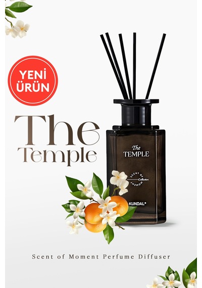 Şık Ve Dekoratif, Çubuklu Oda Kokusu - Difüzör Kundal Scent Of Moment Diffuser 200ml Temple Limon
