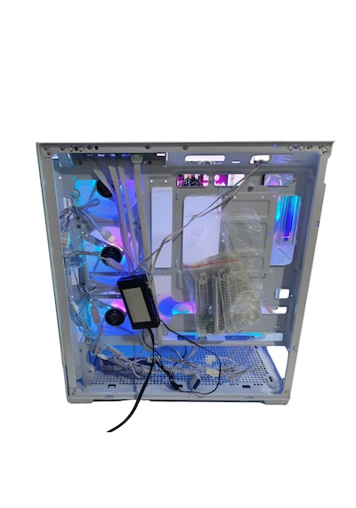 Zoko Alpha 7x120mm Argb Fan+kontrolcü+kumanda Pc Boş Beyaz Kasa