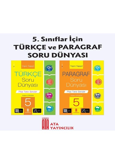5.sınıf Yeni Nesil Türkçe + Paragraf Soru Dünyası 2 Kitap