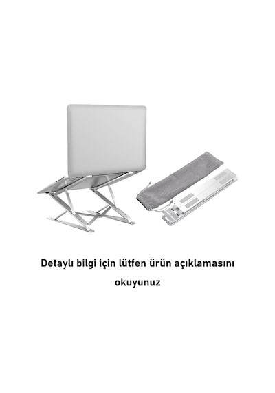 SooPii DM09 12.6''-17.3'' Çift Katlı Alüminyum Notebook Standı