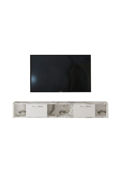 T006 Viero Mermer Desenli Duvara Monte Tv Ünitesi 160 Cm, Kapaklı Raflı - Beyaz/beyaz Mermer Beyaz/beyaz Mermer T006 Viero Mermer Desenli Duvara Monte Tv Ünitesi 160 Cm, Kapaklı Raflı - Beyaz/beyaz Mermer Beyaz/beyaz Mermer
