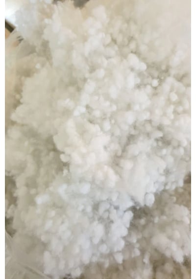 1. Kalite 1,5 Kilo Boncuk Elyaf Özel Üretim Yapışma Yapmaz Beyaz9