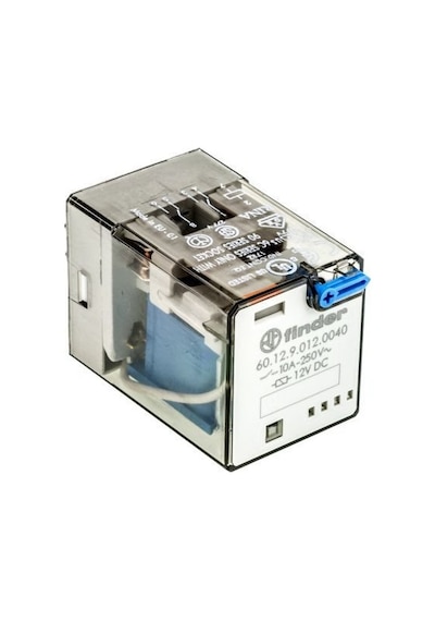 Finder Röle 60129012.0040 8 Pin Soket Tip AgNi 2CO 10A Kilitli Te