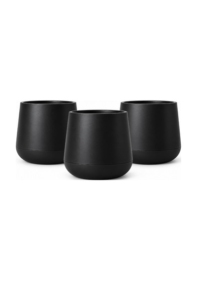 So-atl04 Atlas Dekoratif Plastik Modern Saksı 7 Lt Siyah 3 Adet
