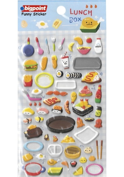 Bigpoint Sticker Yiyecekler Ve Mutfak X 15 Adet