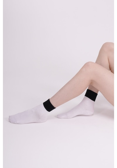 The Socks Company 3 Çift Kadın Beyaz Tenis Çorabı Beyaz