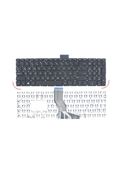 HP Uyumlu Pavilion 15-Bc001Nt Tpn-Q173 Tpn-C122 Klavye Tuş Takımı