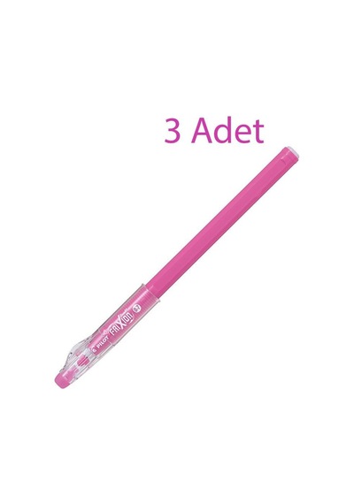 Pilot Frixion Ball Stick Roller Silinebilir Jel Kalem 0.7 mm Pembe F08-P 3 Adet