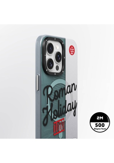 Apple Uyumlu iPhone 14 Pro Max Kılıf Magsafe Şarj Özellikli Youngkit Motorcycle Legend Serisi Kapak Yeşil