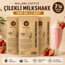 Malawı Coffee Çilekli Milkshake 1000gr 3ad 1 KG