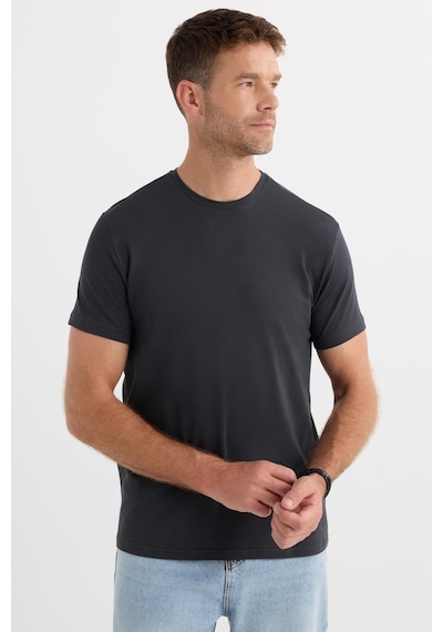 Tudors Erkek Slim Fit Dar Kesim Pamuklu Yumuşak Doku Likralı Esnek Kumaş Basic Gri Bisiklet Yaka Tişört-34945 Gri Tudors Erkek Slim Fit Dar Kesim Pamuklu Yumuşak Doku Likralı Esnek Kumaş Basic Gri Bisiklet Yaka Tişört-34945 Gri