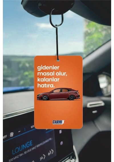 Gidenler Masal Olur Kalanlar Hatıra Tasarımlı Oto Kokusu