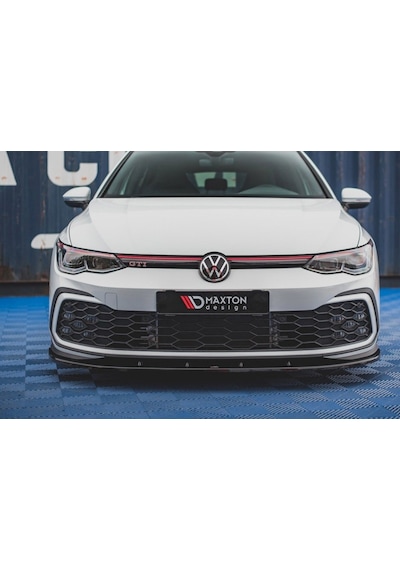 Vw Golf 8 Ön Lip Parlak Siyah Gti Tampon İçin, Piano Black, 2020 2021 2022