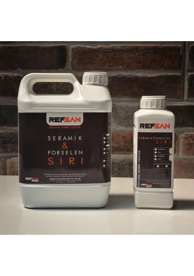 Hazır Sıvı Seramik Sırı - Opak 1050 Derecec 1 Kg