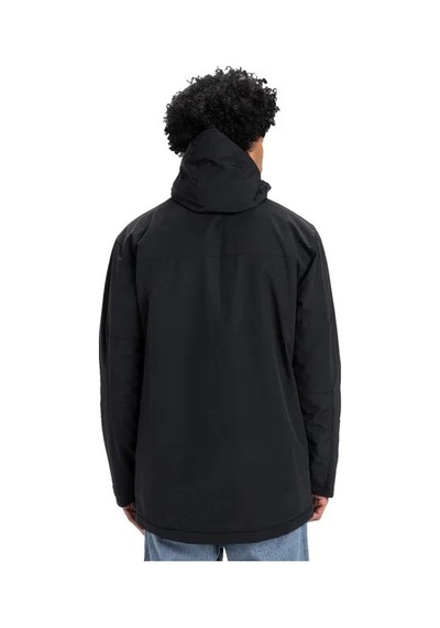 Quiksilver Quıksılver Overcast 3k Parka Erkek Anthracite - Solid Ceket Eqyjk04203-11793 Siyah