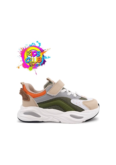 Cool Evo-toti Sneaker Ortopedik Taban Unisex Çocuk Spor Ayakkabı Haki