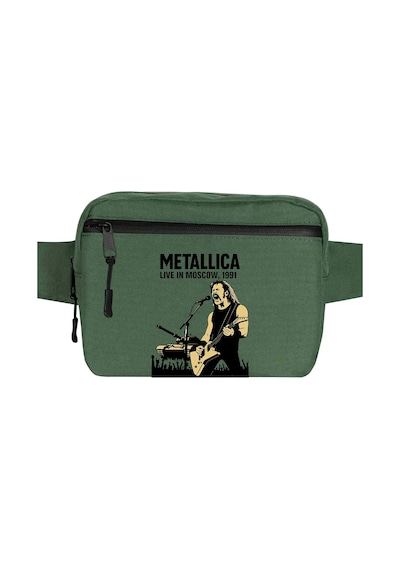 Metallica Live İn Moscow Yeşil Bel Çantası