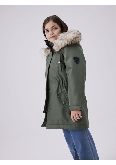 Name It Nkfmilla Unisex Çocuk Mont Yeşil