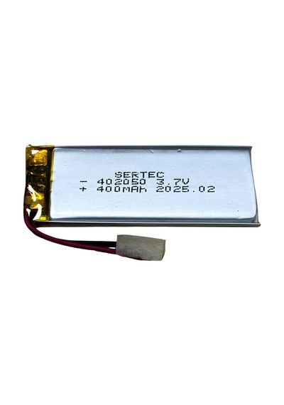 Sertec 402050 3.7v 400mah Li-polymer Pil Devreli/1.5a Evimdeyokyok